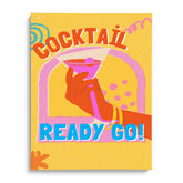 Ready Go Cocktail Martini Modern Wall Art